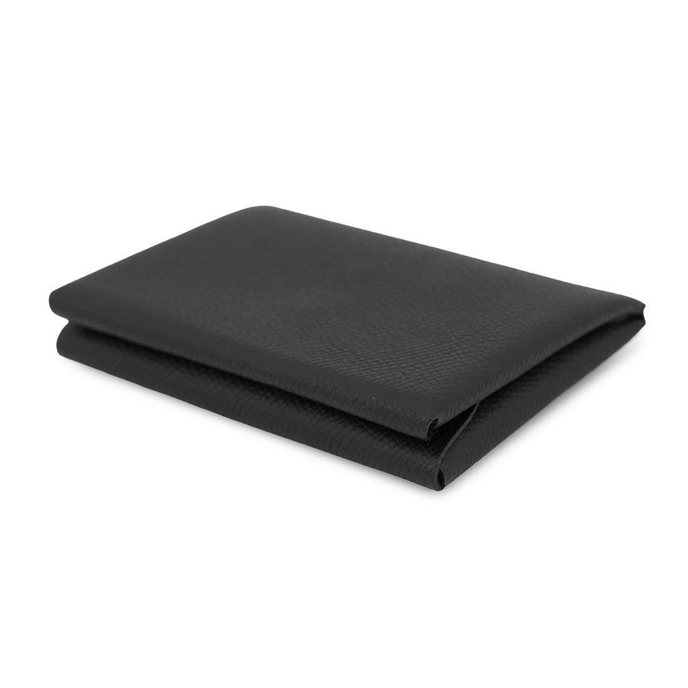 HERMES Calvi Duo Black Epsom