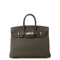 HERMES Birkin Vert Maki Togo Leather Size 25