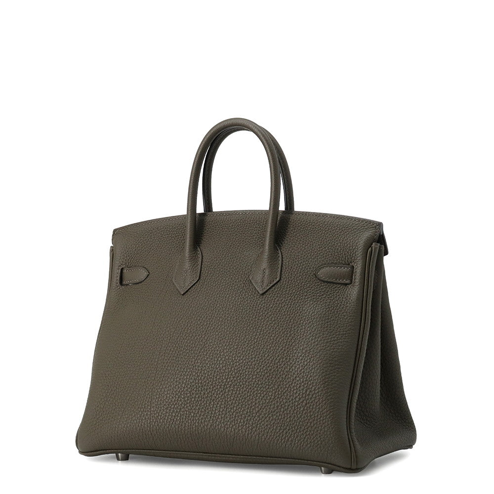 HERMES Birkin Vert Maki Togo Leather Size 25