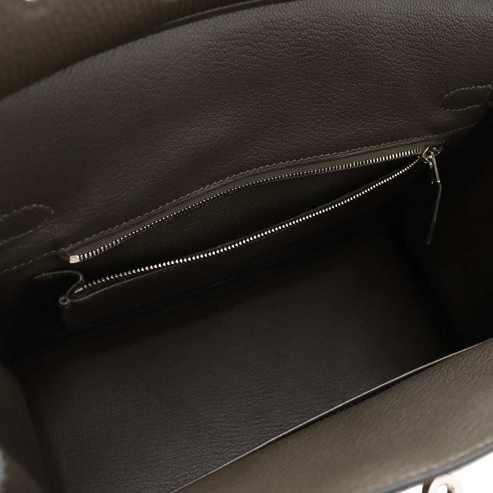 HERMES Birkin Vert Maki Togo Leather Size 25
