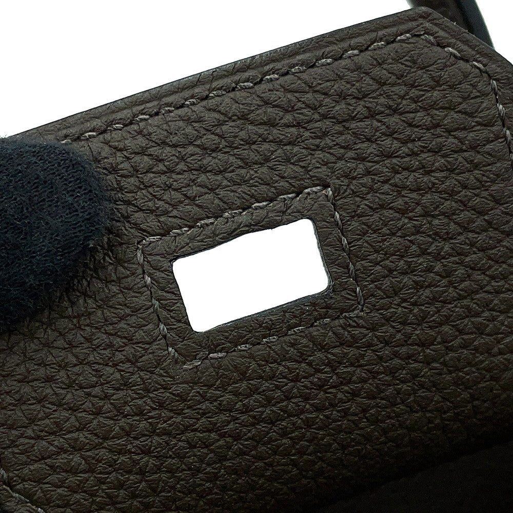 HERMES Birkin Vert Maki Togo Leather Size 25
