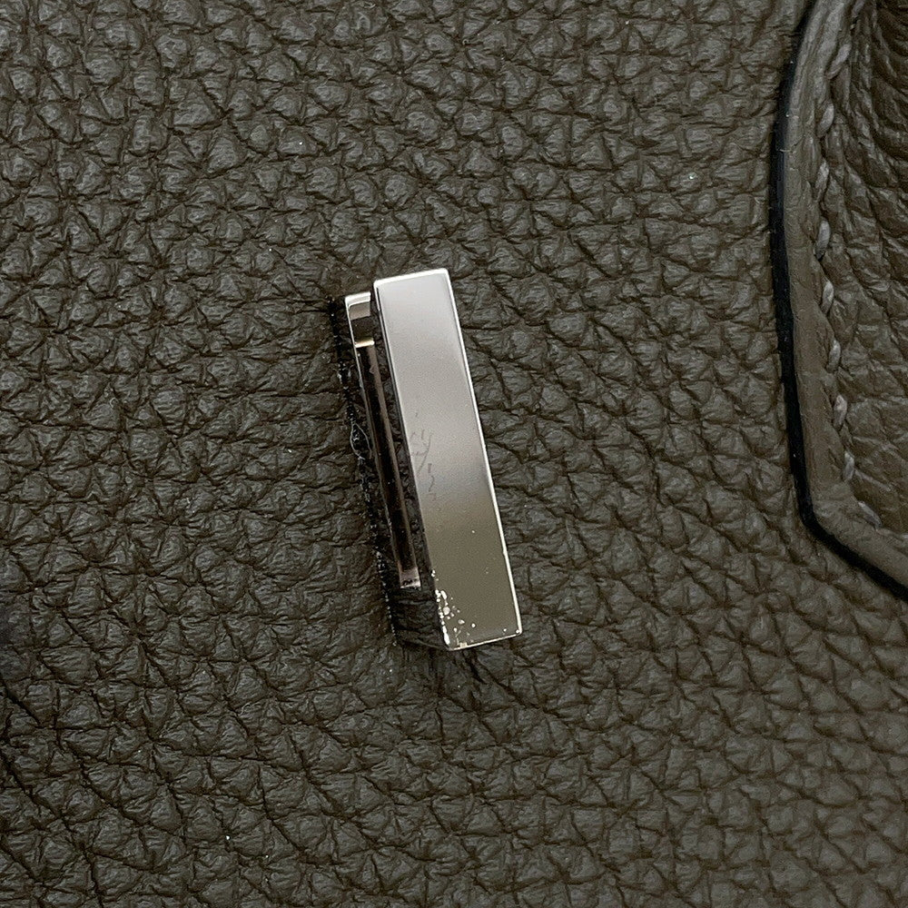 HERMES Birkin Vert Maki Togo Leather Size 25