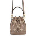 LOUIS VUITTON Nano Noe Tourterelle claimM46291 Bicolor Monogram Empreinte Leather