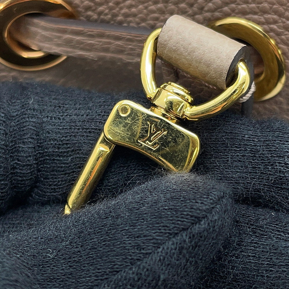 LOUIS VUITTON Nano Noe Tourterelle claimM46291 Bicolor Monogram Empreinte Leather