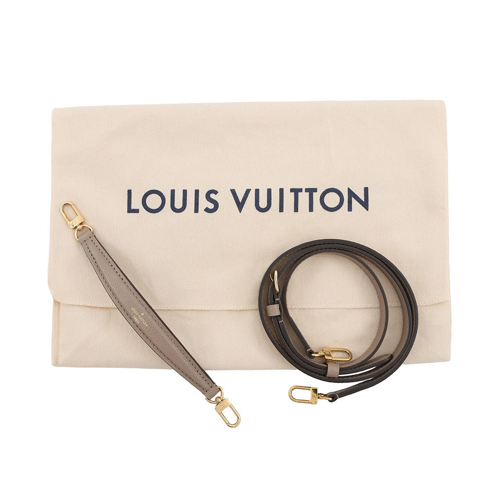 LOUIS VUITTON Nano Noe Tourterelle claimM46291 Bicolor Monogram Empreinte Leather