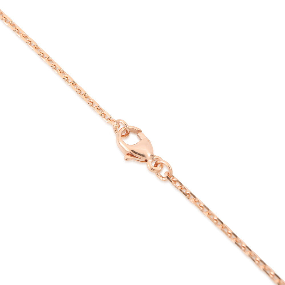 HERMES Pop Ash Necklace Rocabar White/Marron glacé Gold Plated Lacquer