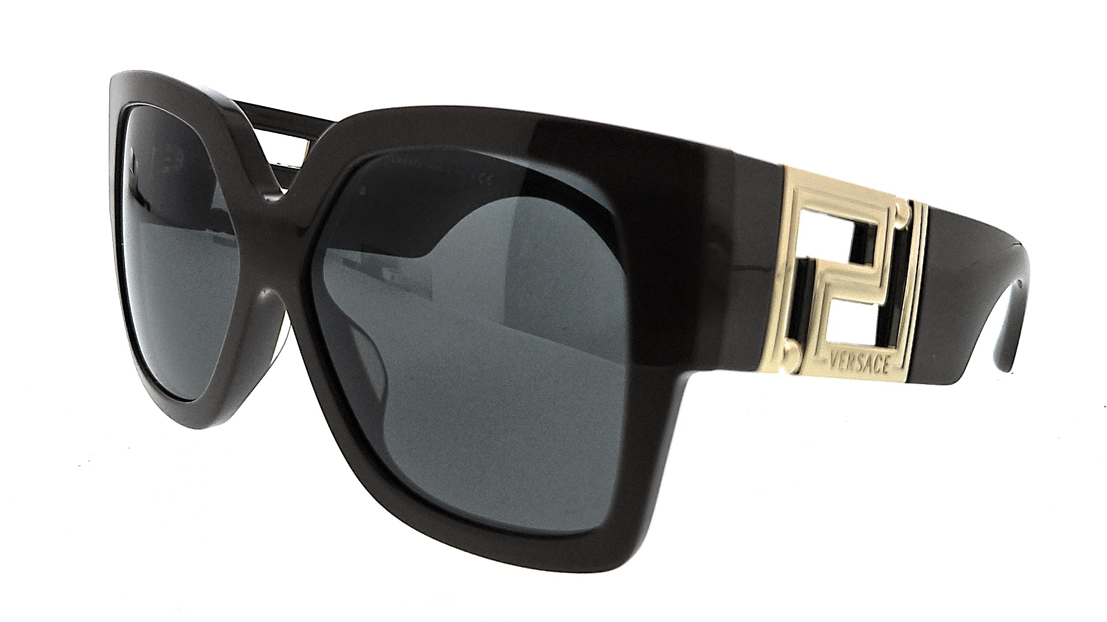 Versace 0VE4402 535087 Full Rim Brown/Green Rectangle Sunglasses