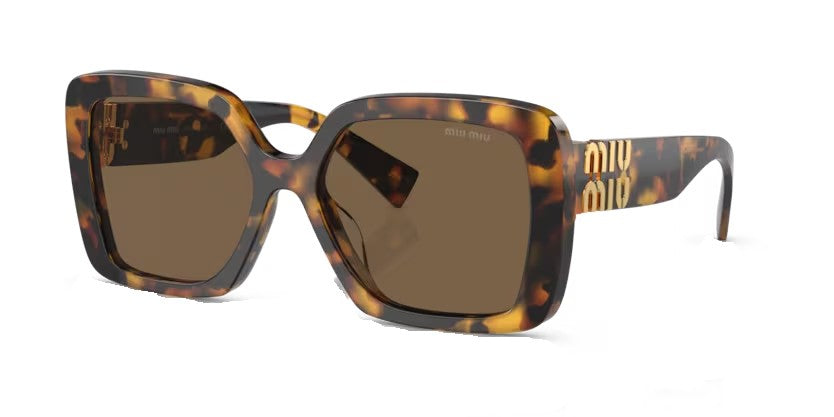 Miu Miu 0MU 10YS VAU068 Honey havana Square Sunglasses