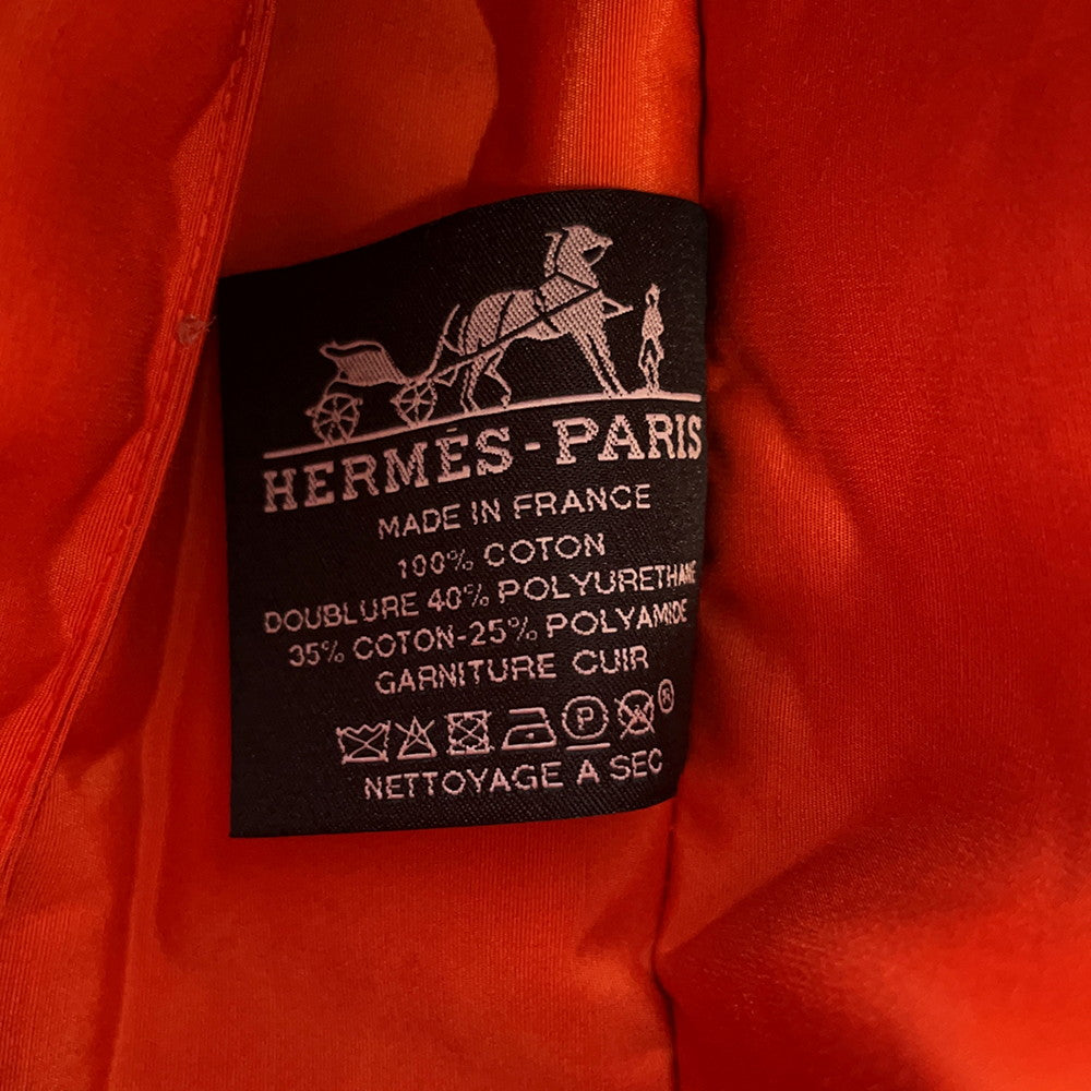 HERMES Bolide Pouch Black Canvas Size Mini mini