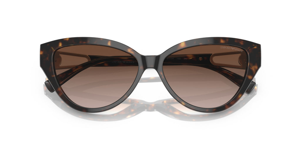Emporio Armani 0EA4192 502613 Shiny havana Cat eye Sunglasses