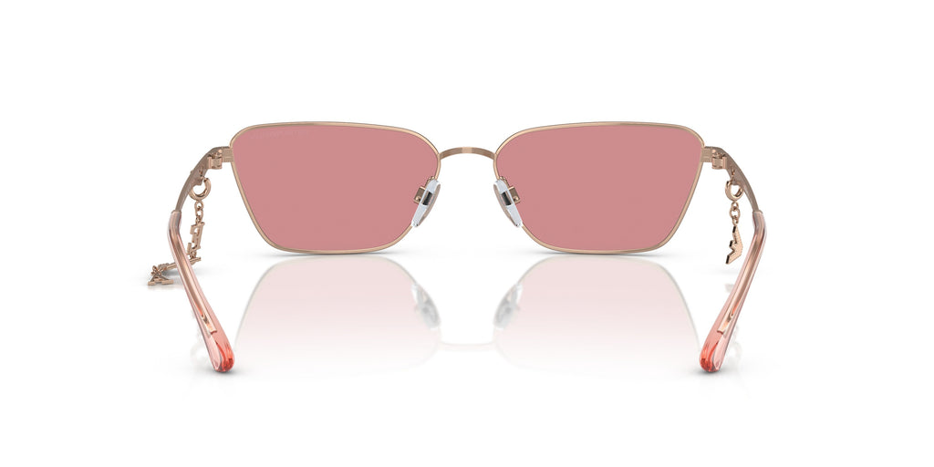 Emporio Armani 0EA2141 301184 Shiny Rose Gold Pillow Sunglasses