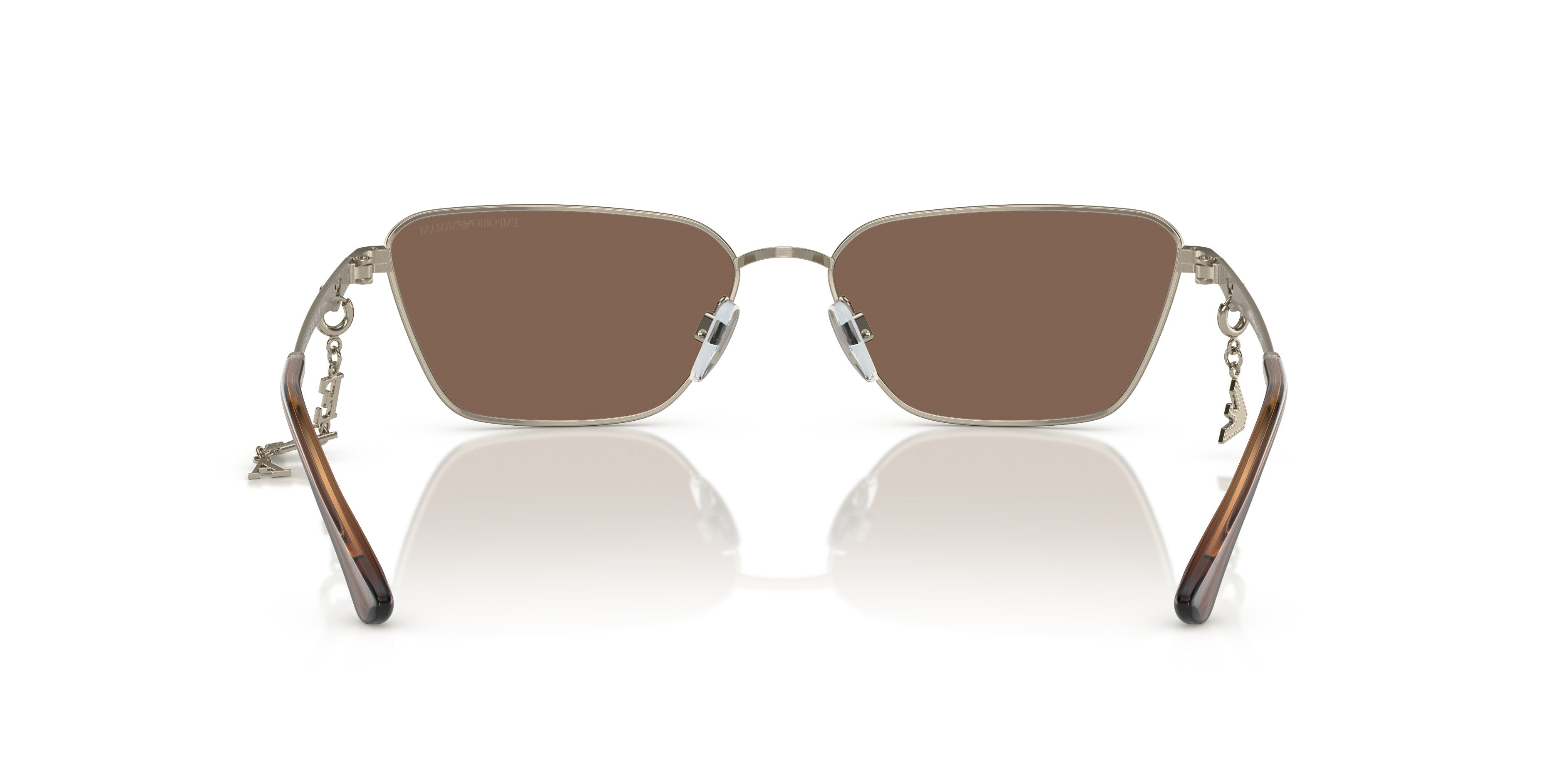 Emporio Armani 0EA2141 301373 Shiny pale gold Pillow Sunglasses
