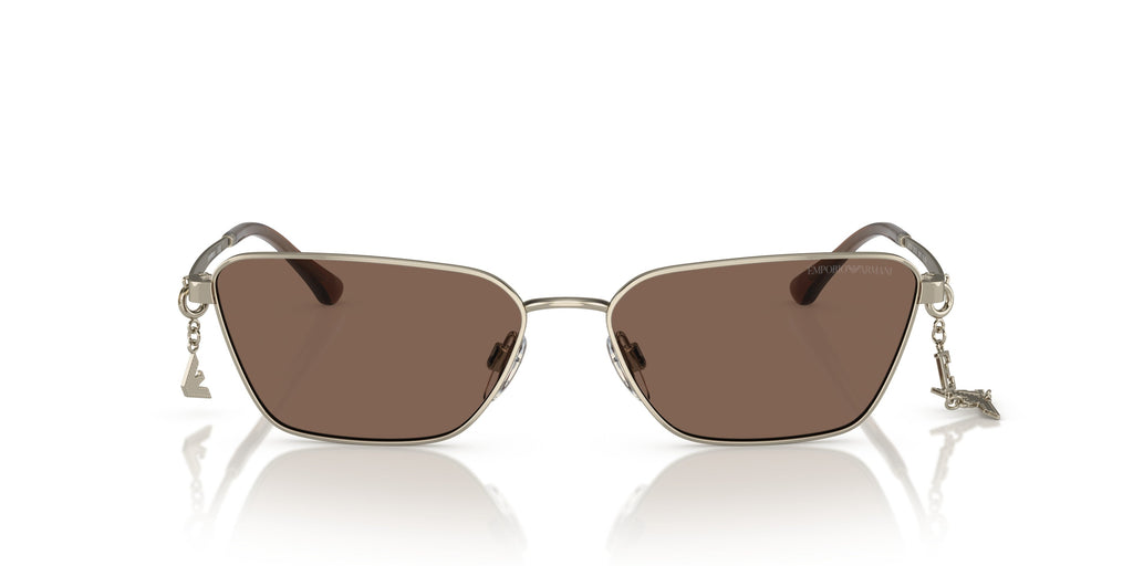 Emporio Armani 0EA2141 301373 Shiny pale gold Pillow Sunglasses