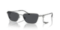 Emporio Armani 0EA2141 301087 Shiny gunmetal Pillow Sunglasses