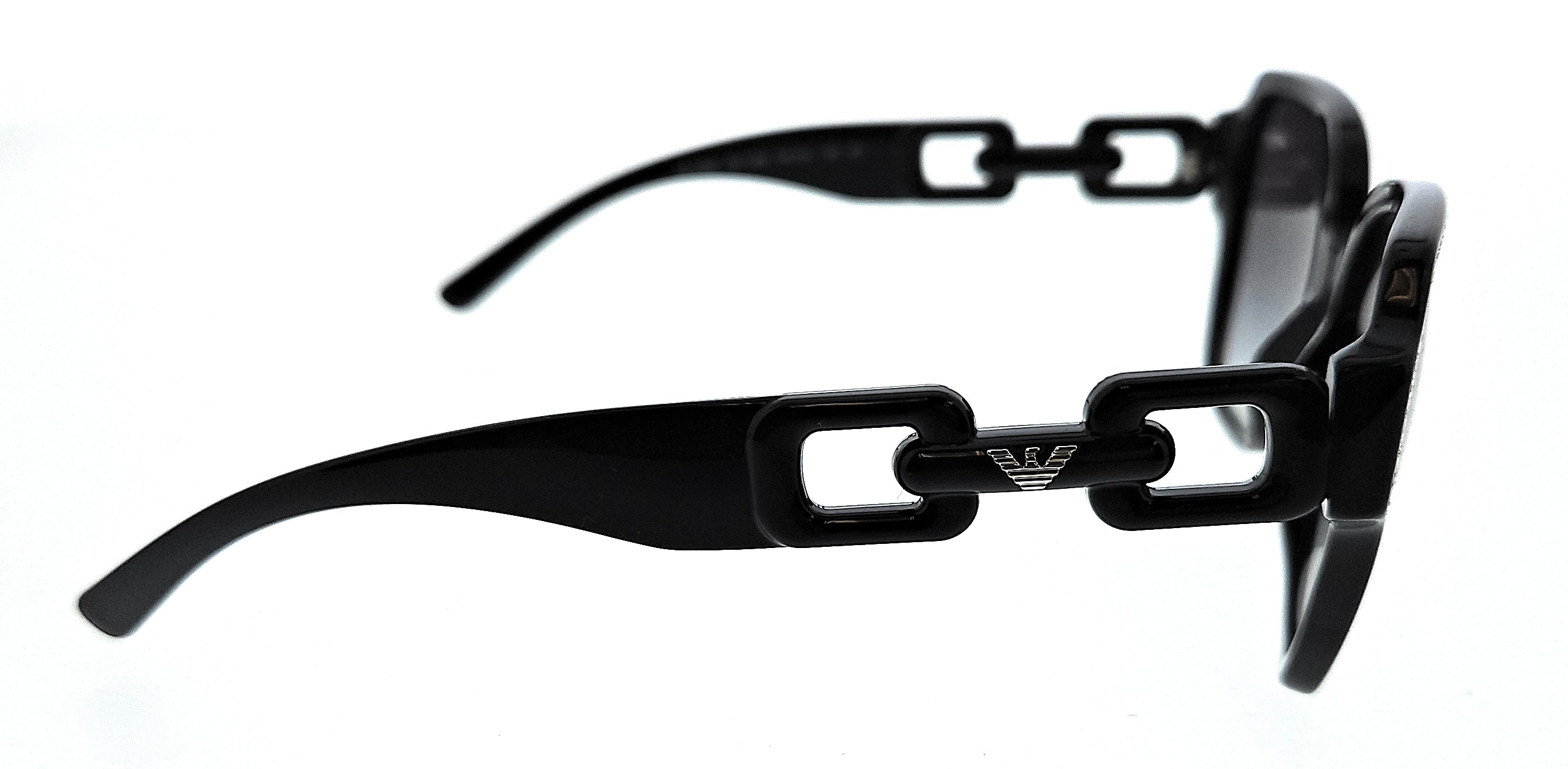 Emporio Armani 0EA4202 50178G Shiny Black Square Sunglasses