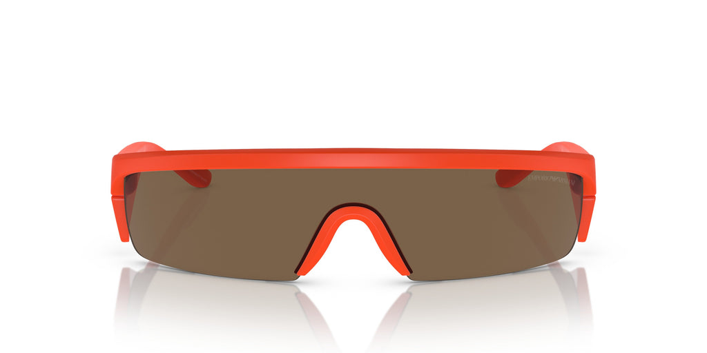 Emporio Armani 0EA4204U 601473 Matte orange Rectangle Sunglasses