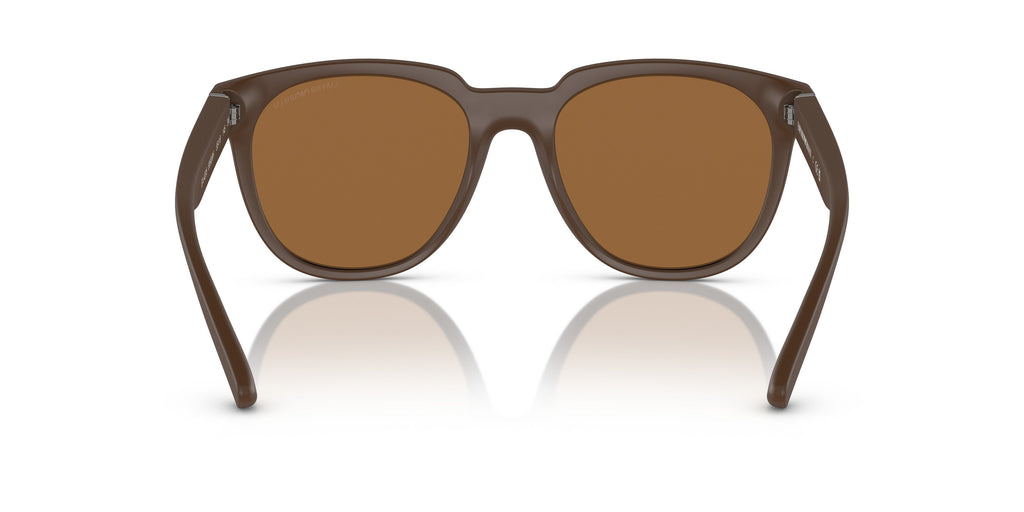 Emporio Armani 0EA4205 52606H Matte brown Square Sunglasses