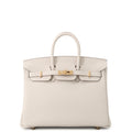 HERMES Birkin Craie Togo Leather Size 25