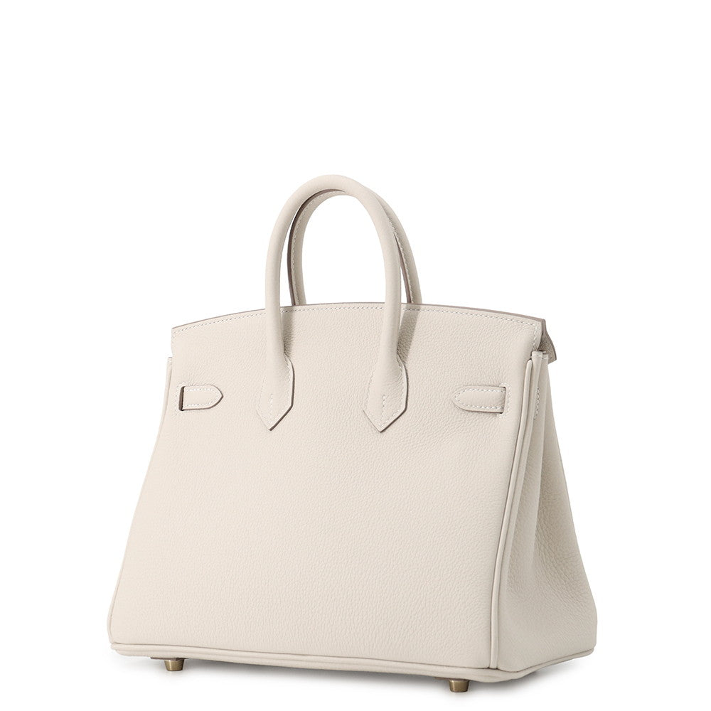 HERMES Birkin Craie Togo Leather Size 25