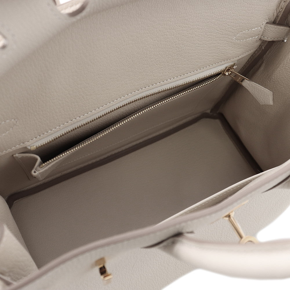 HERMES Birkin Craie Togo Leather Size 25