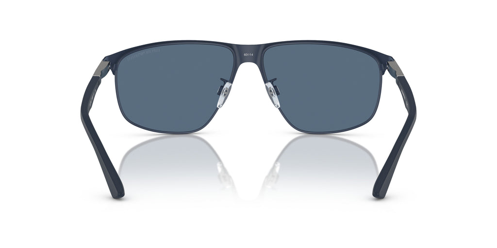 Emporio Armani 0EA2094 301880 Matte blue Rectangular Sunglasses
