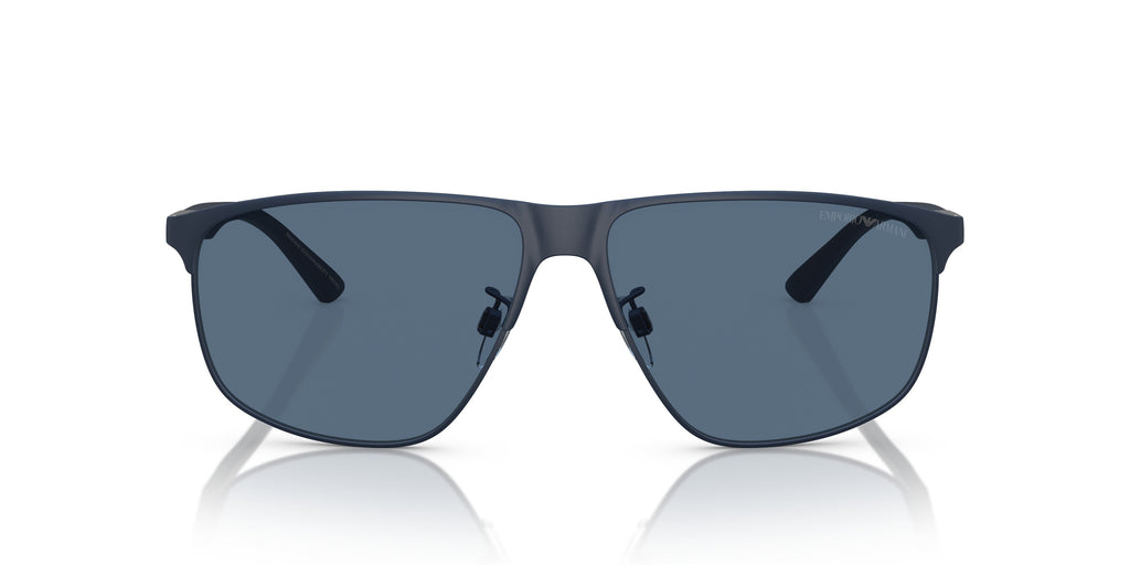 Emporio Armani 0EA2094 301880 Matte blue Rectangular Sunglasses