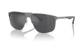 Emporio Armani 0EA2094 30036G Matte gunmeta Rectangular Sunglasses