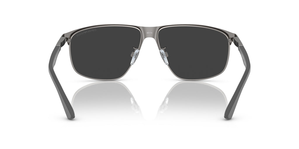 Emporio Armani 0EA2094 30036G Matte gunmeta Rectangular Sunglasses