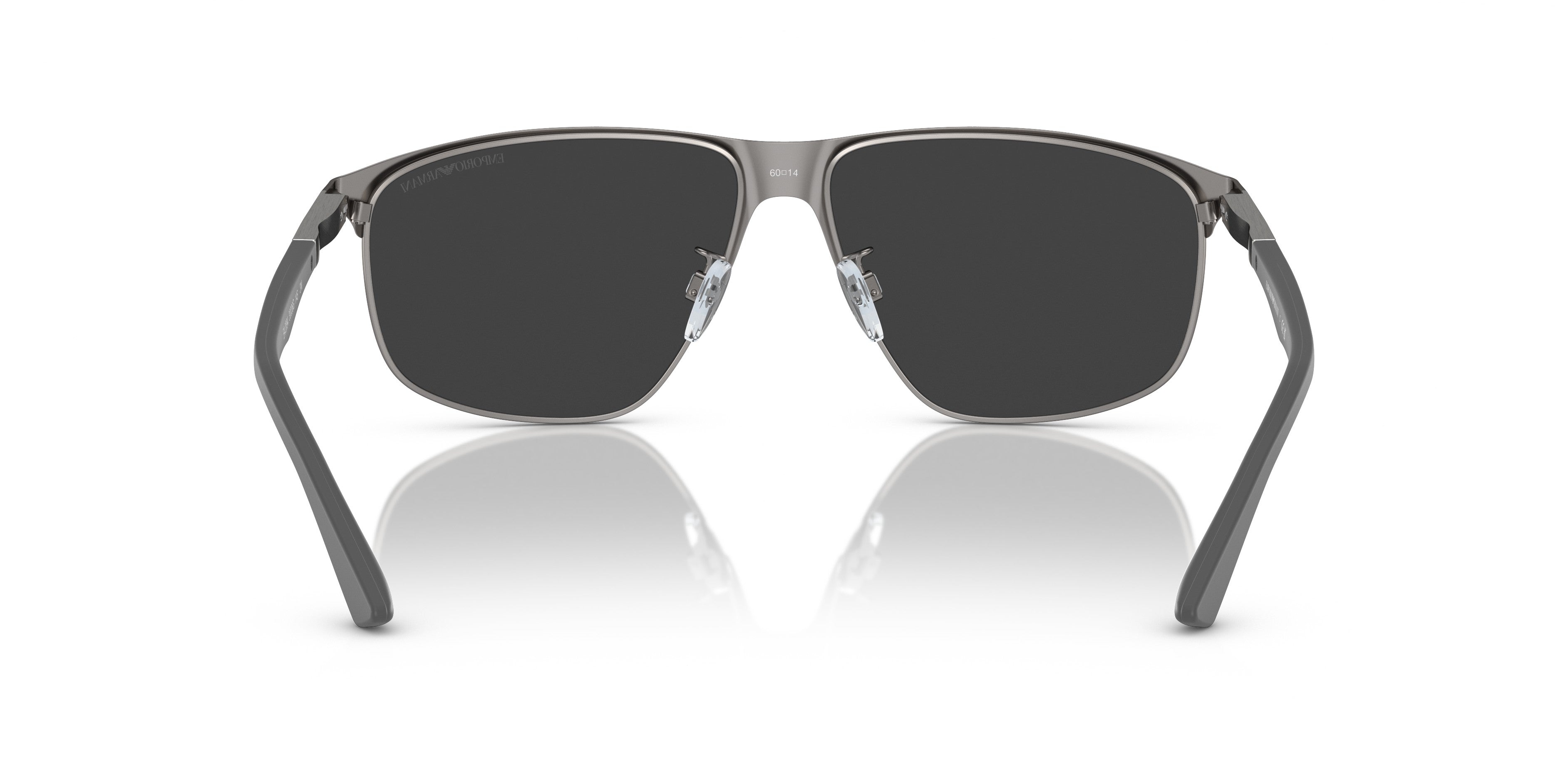 Emporio Armani 0EA2094 30036G Matte gunmeta Rectangular Sunglasses