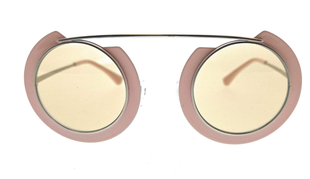 Emporio Armani 0EA2104 332773 Matte silver & pink Round Sunglasses