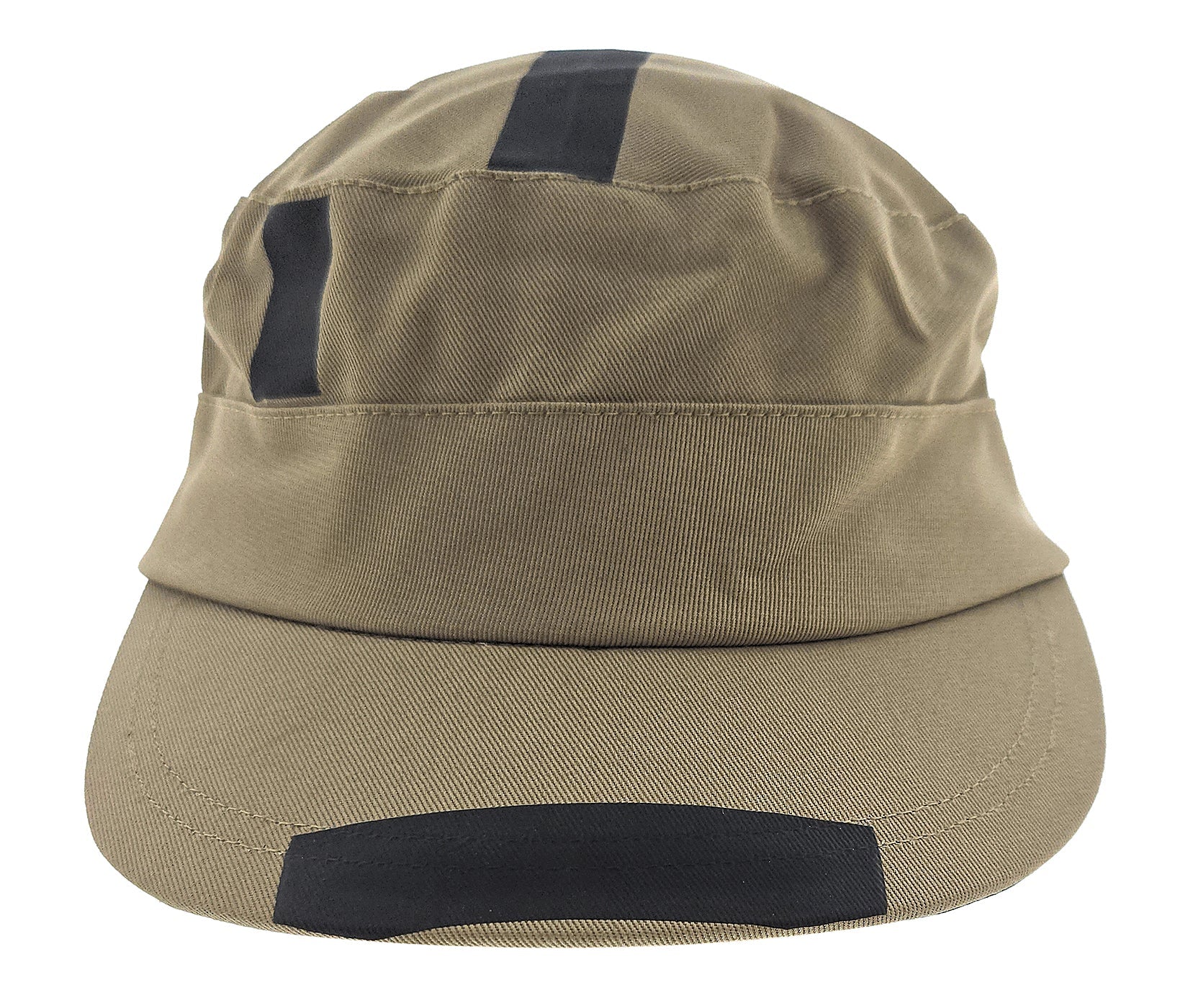 Dolce & Gabbana Black/Beige Military-Style  Cap