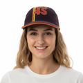 Dolce & Gabbana Purple Retro Print Baseball Cap