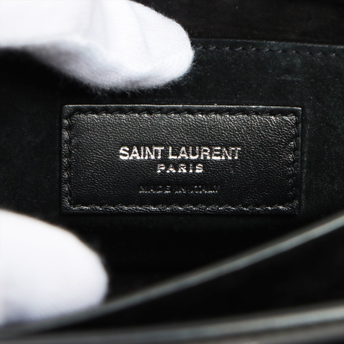 Saint Laurent Black Smooth Calfskin Leather Sunset Medium Chain Bag [Clearance Sale]