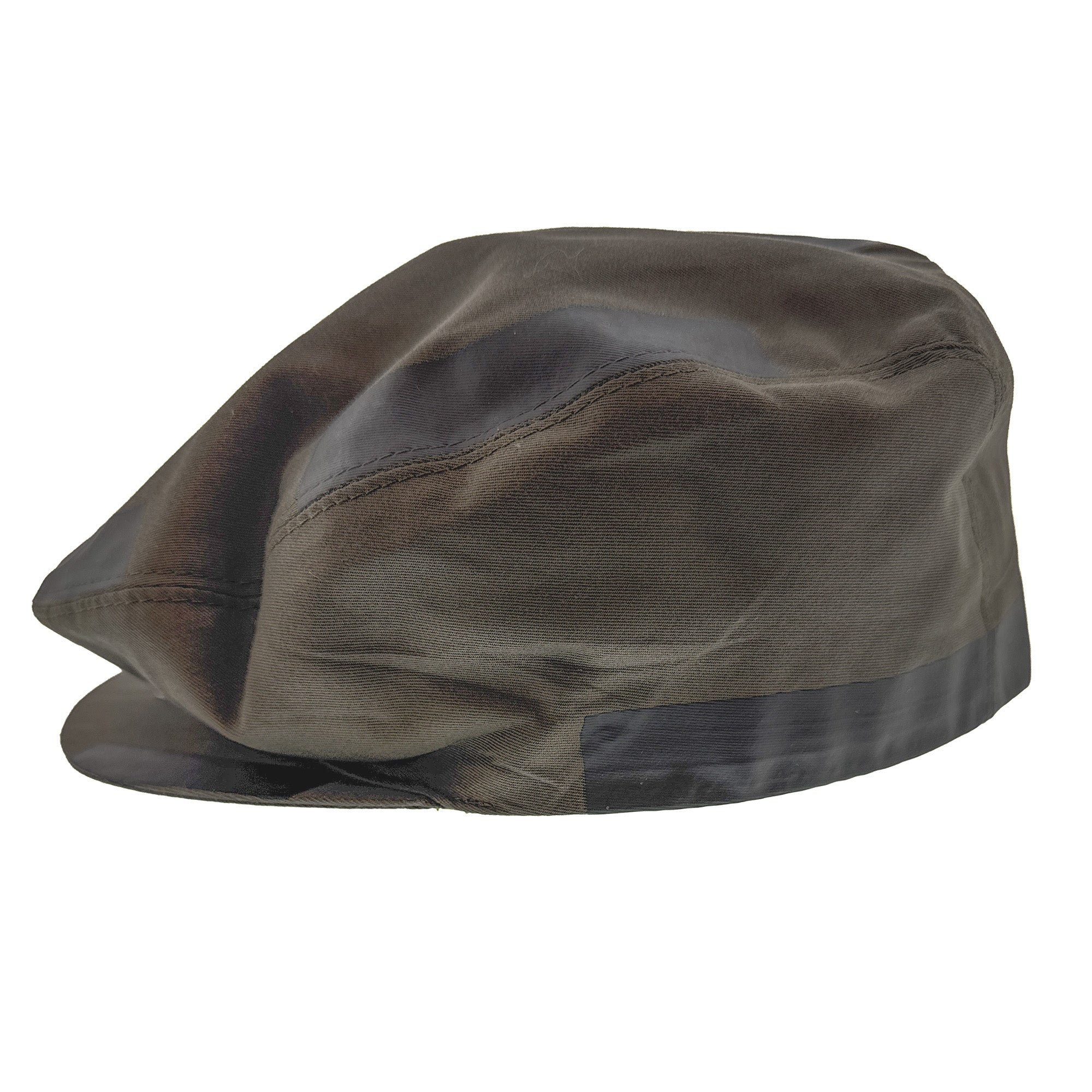 Dolce & Gabbana Military Army Green Cotton Blend Flat Cap –  Luxury Headwear-Adult S