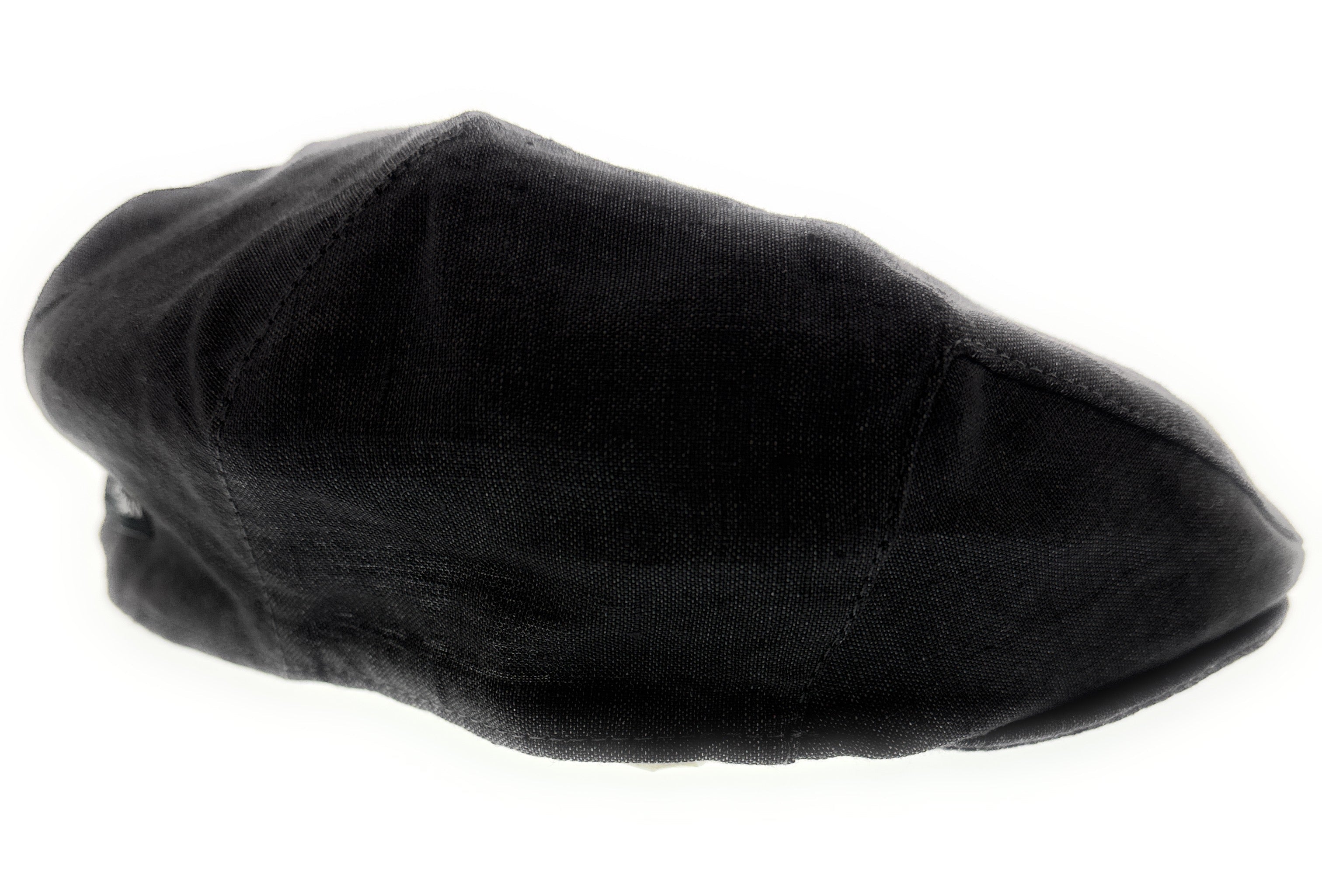 Dolce & Gabbana Men’s Black Pure Linen  Flat Cap