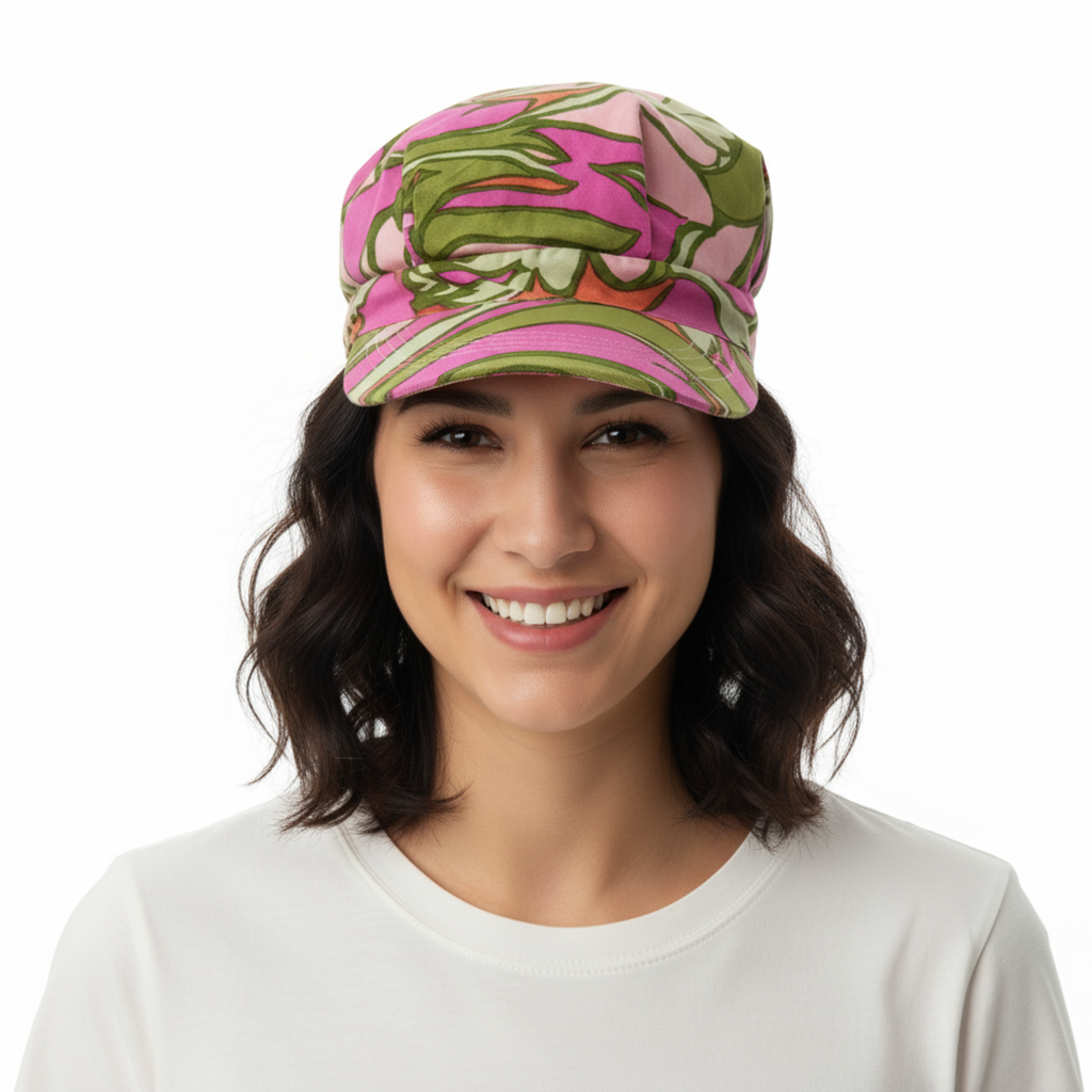 Dolce & Gabbana Multicolor Retro Print Sun Cap