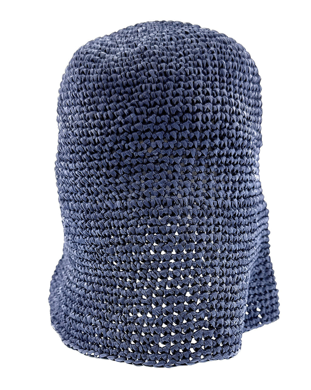 Dolce & Gabbana  Blue Woven Straw Bucket Hat - Chic Summer Beach Hat-S