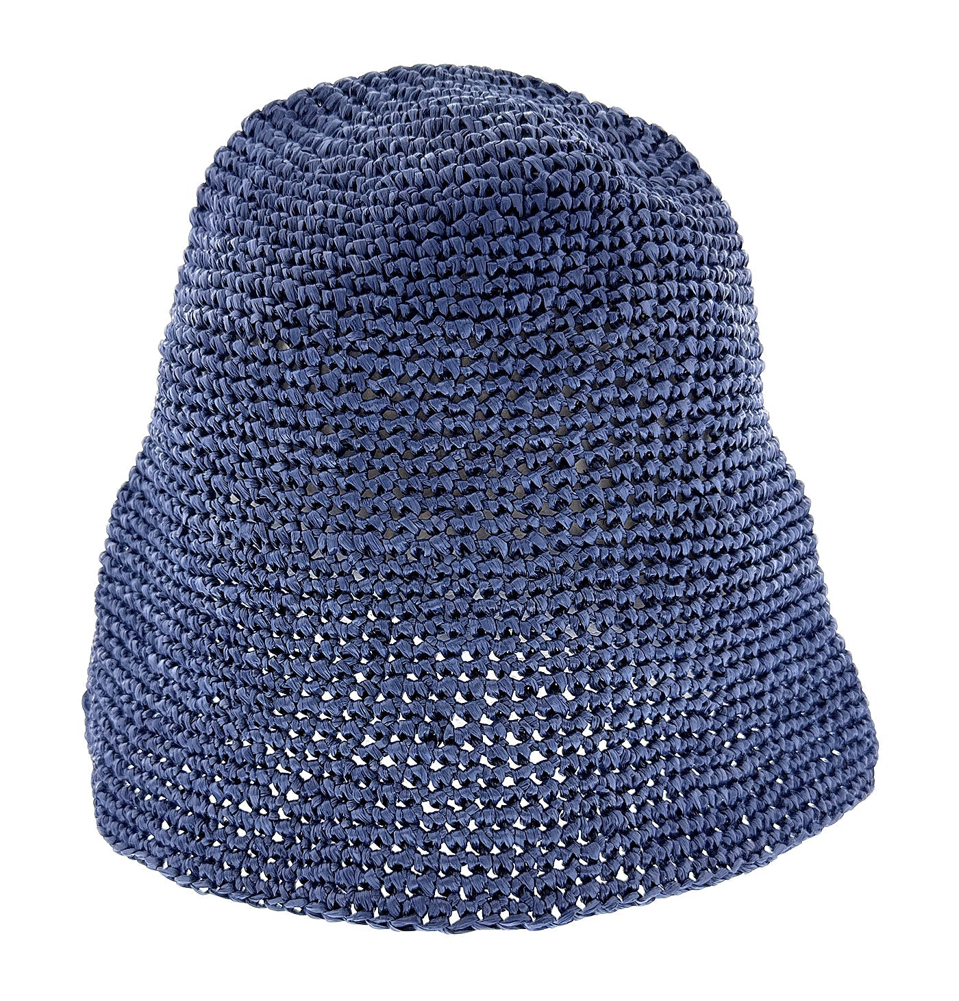 Dolce & Gabbana  Blue Woven Straw Bucket Hat - Chic Summer Beach Hat-S