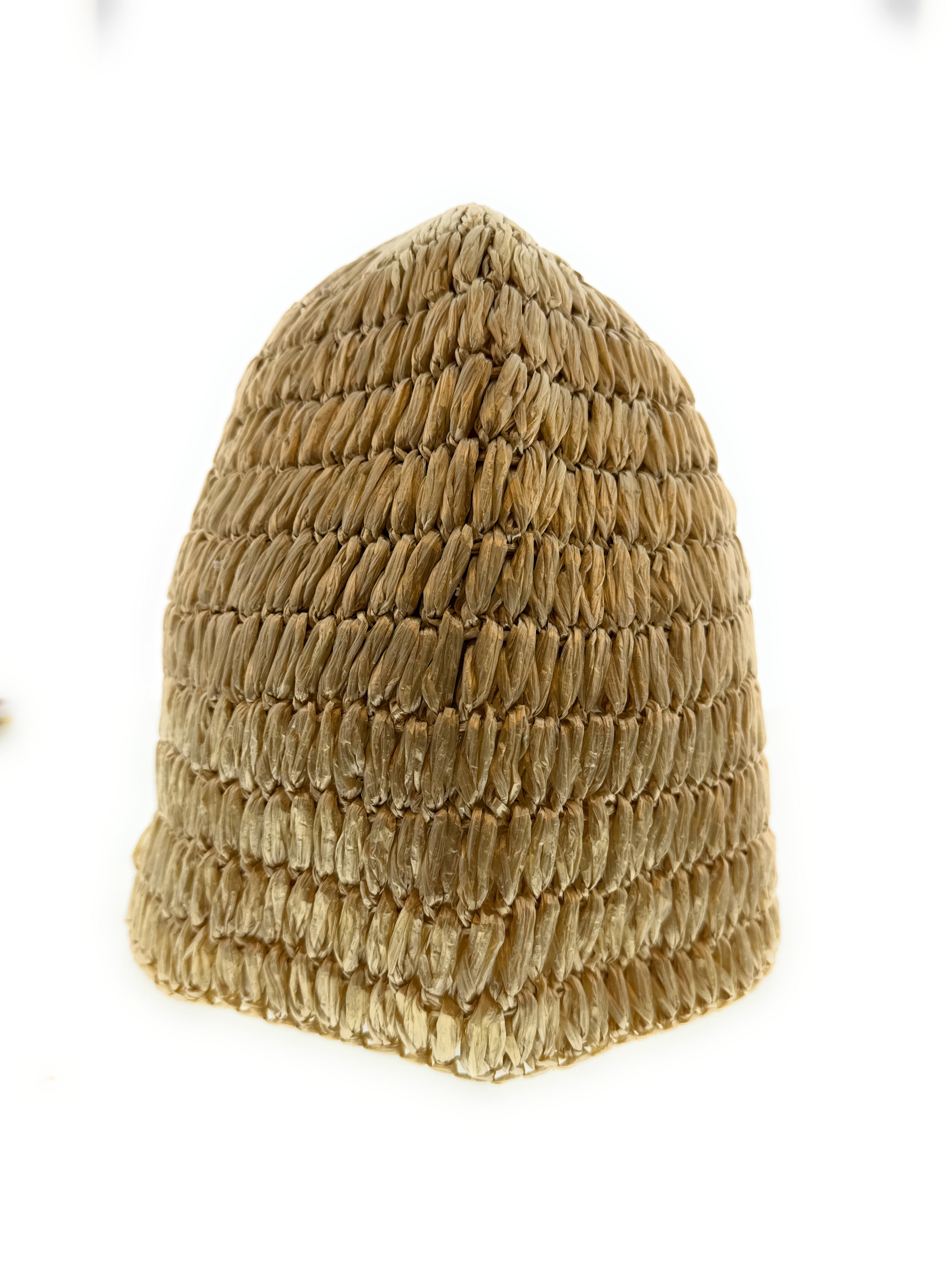 Dolce & Gabbana  Ivory  Woven Straw Bucket Hat - Chic Summer Beach Hat-M-Adult M