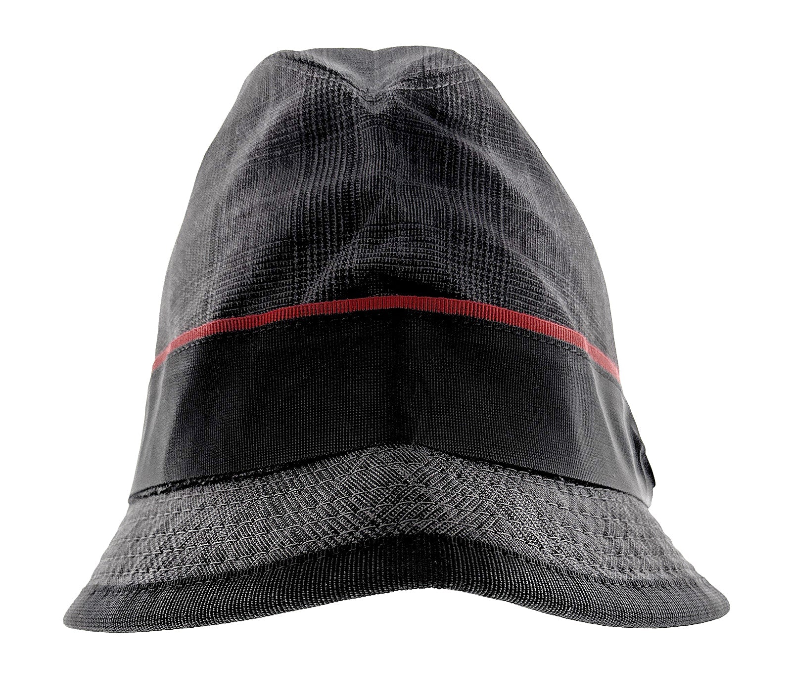 Dolce & Gabbana Men’s Grey Pure Wool Bucket Hat with Bow Band-Adult L