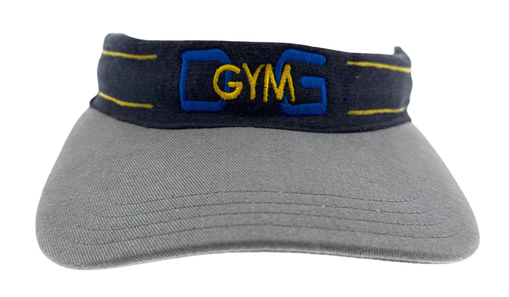 Dolce & Gabbana Cotton Blend Athletic Grey Visor-Adult M