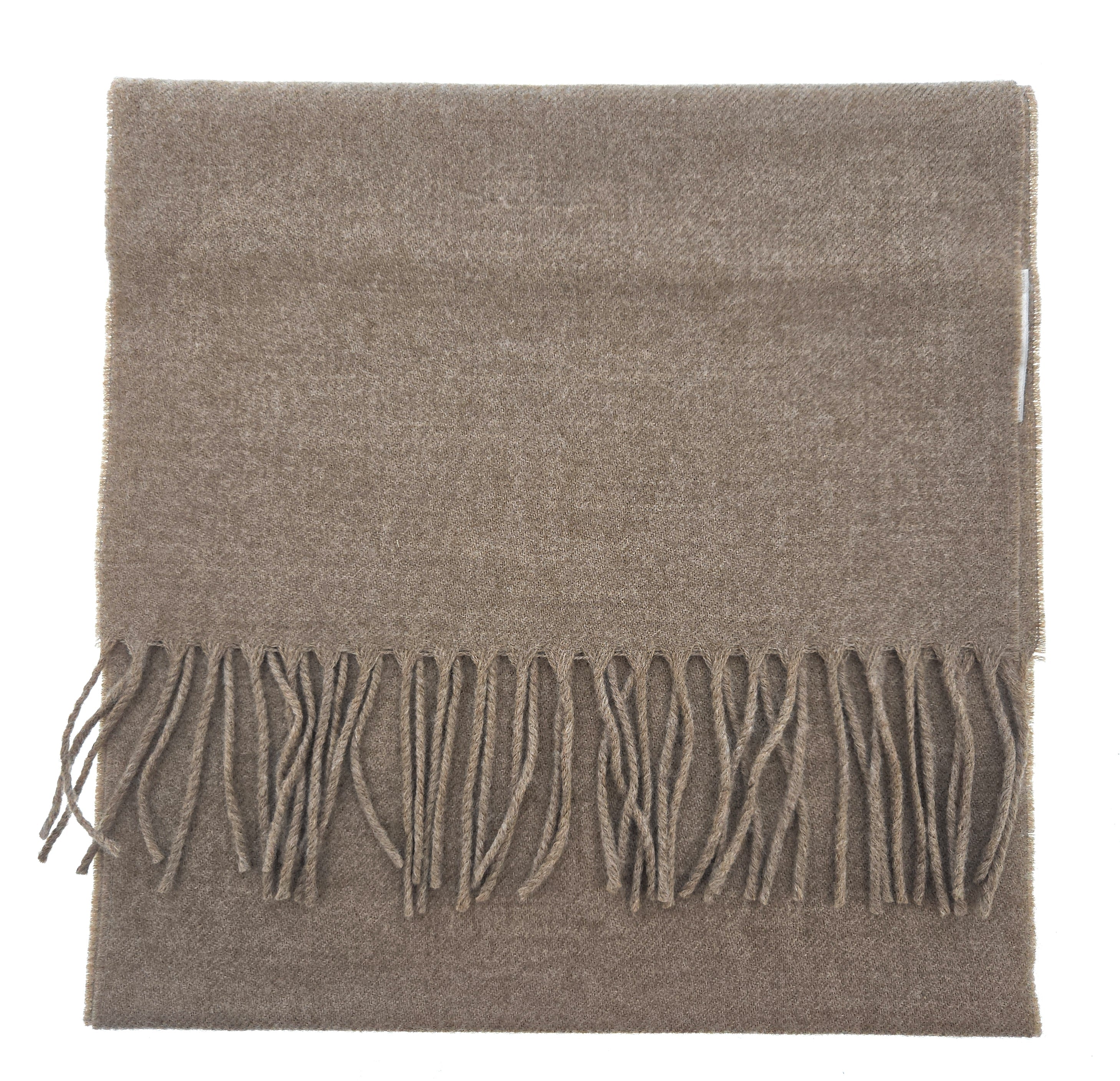 Lanvin Tan Luxurious Modern 100% Wool Scarf