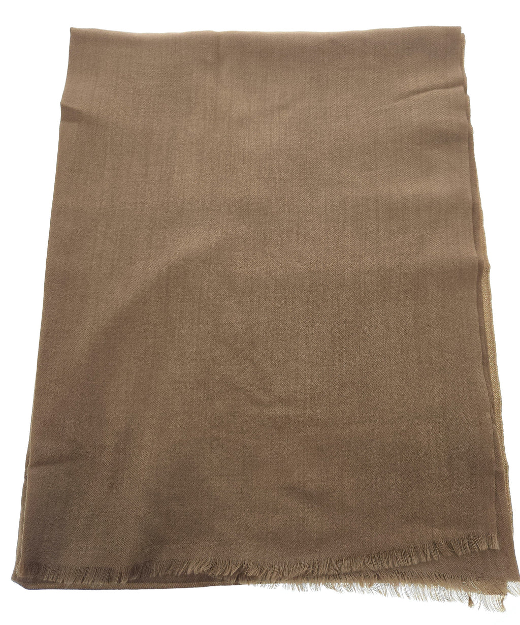 Lanvin 100% Cashmere Scarf – Classic Brown Wrap, Ultra-Soft Luxury