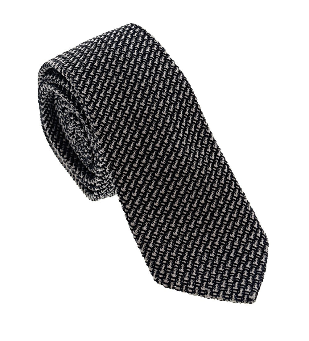 Emporio Armani Sand Yellow Woven Men's Tie, 2"