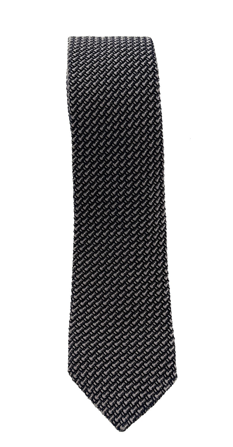 Emporio Armani Sand Yellow Woven Men's Tie, 2"