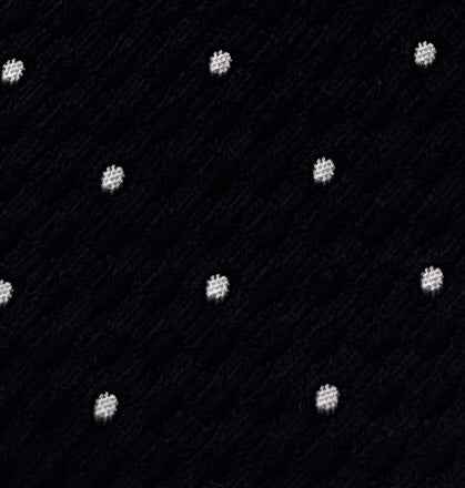 Emporio Armani Black Dotted Men's Tie, 3"