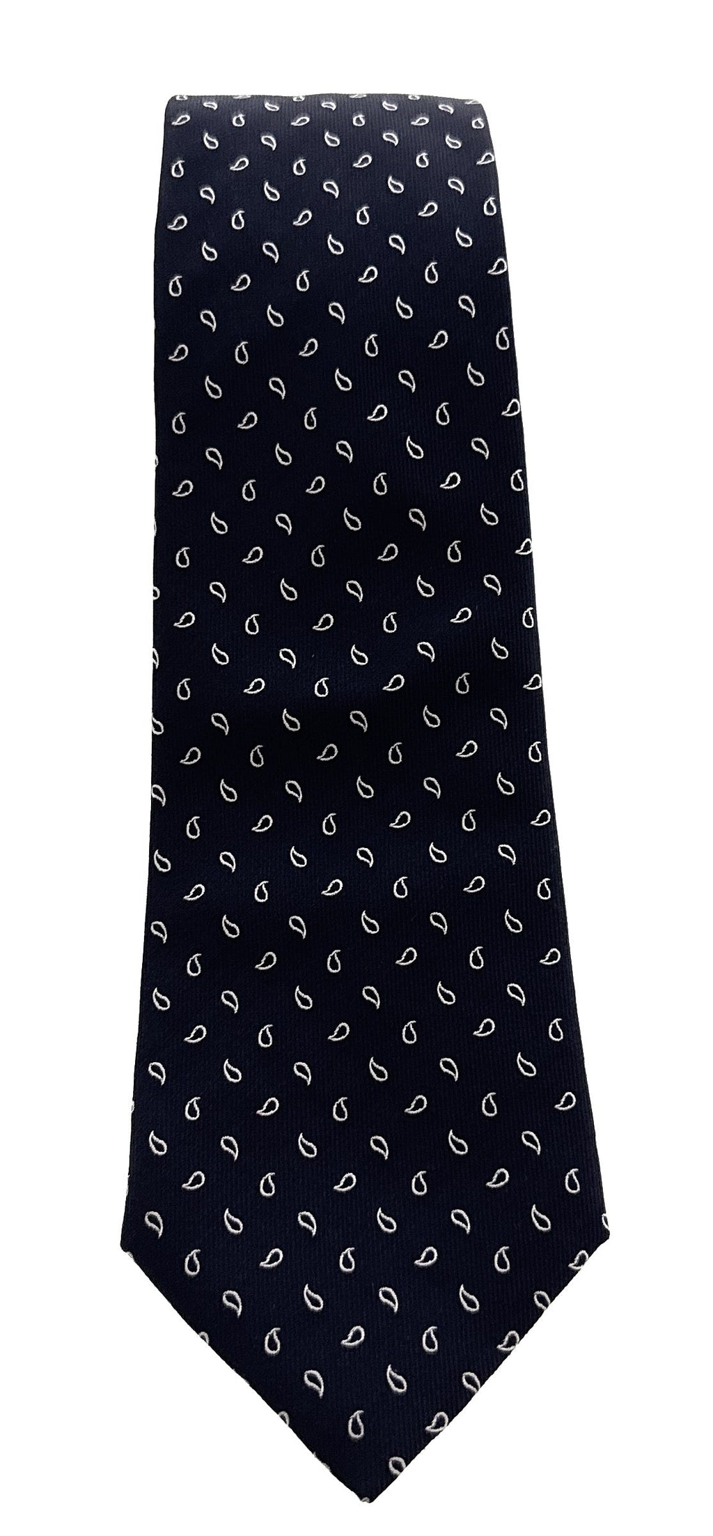Emporio Armani Night Blue Dotted Silk Tie – 3in