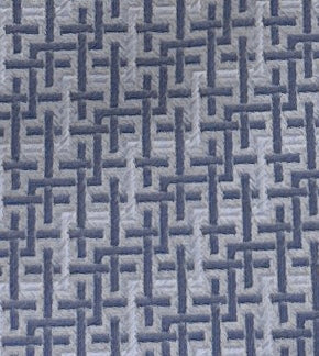 Emporio Armani Men’s Light Blue Maze Pattern Silk Necktie, 3''