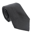 Emporio Armani Iron Grey Geometric Men's Tie, 3"