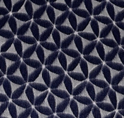 Emporio Armani Mens Peacot Blue Geometric Tie – Made in Italy